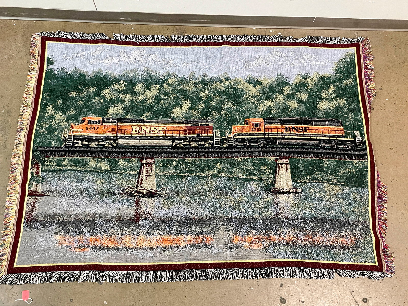 Burlington Northern Santa Fe Railway Locomotive Blanket (1 of 5)