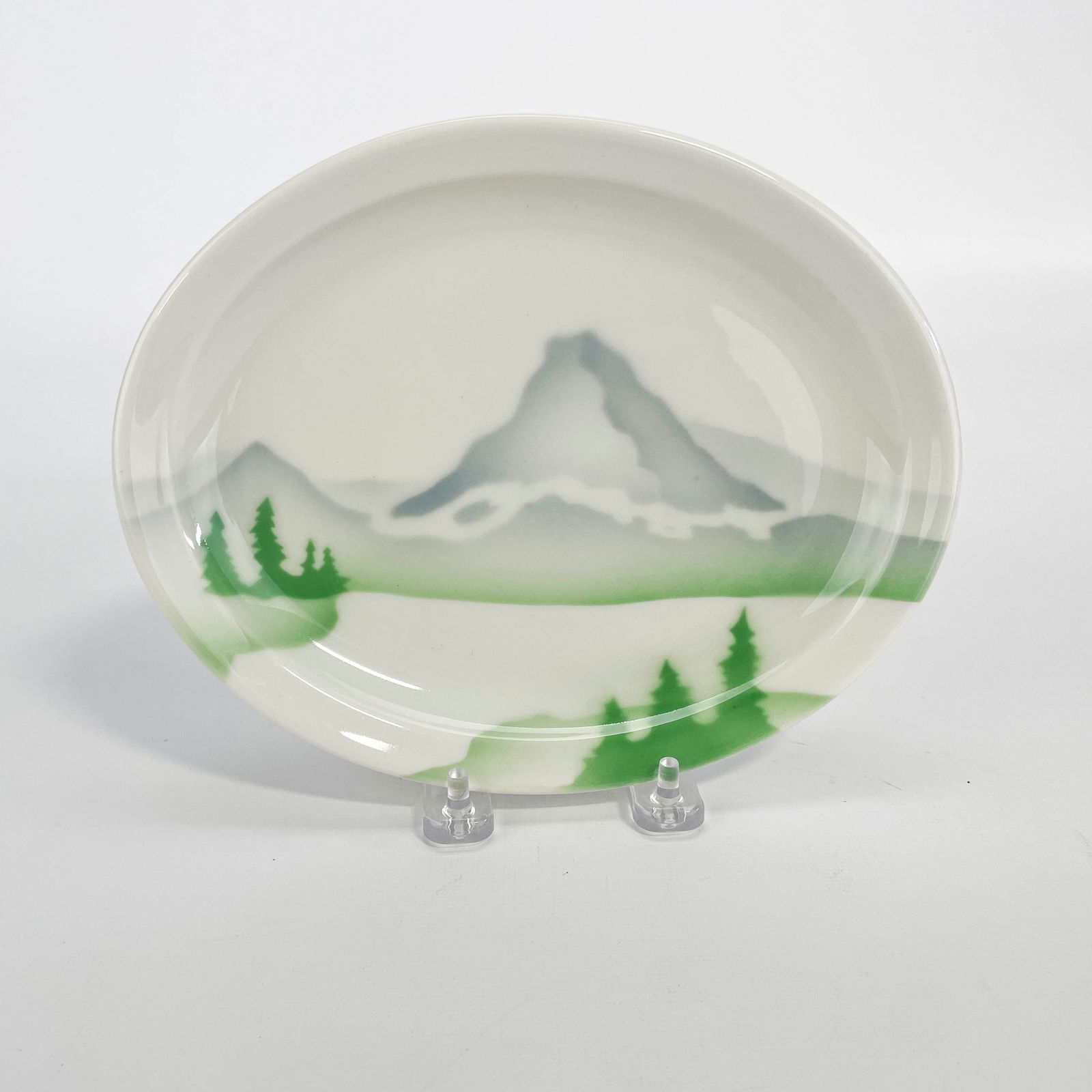 Great Northern Railway Glory of the West Oval Platter (1 of 4)