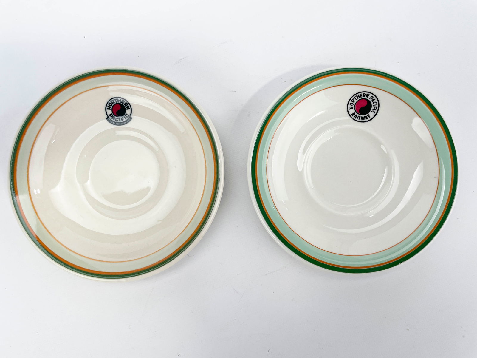 2 Northern Pacific Railway Saucers (1 of 7)
