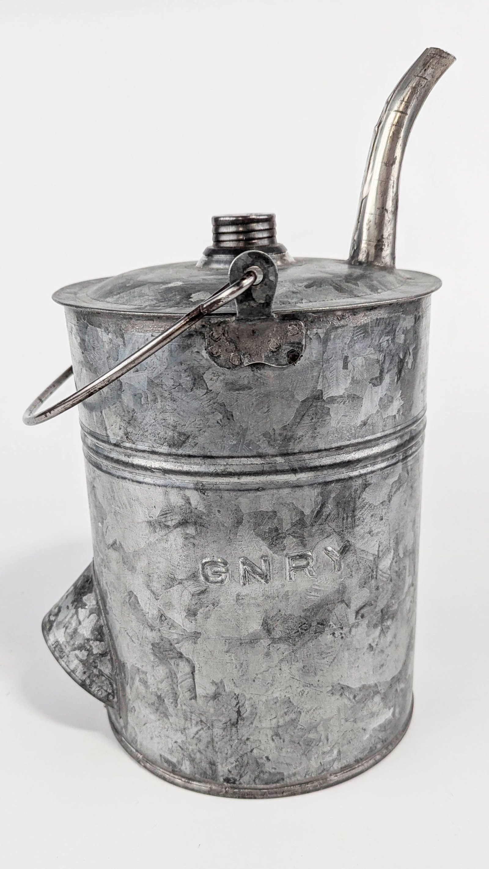 Large Great Northern Railroad Oil Can w/ Raised Lettering (1 of 7)