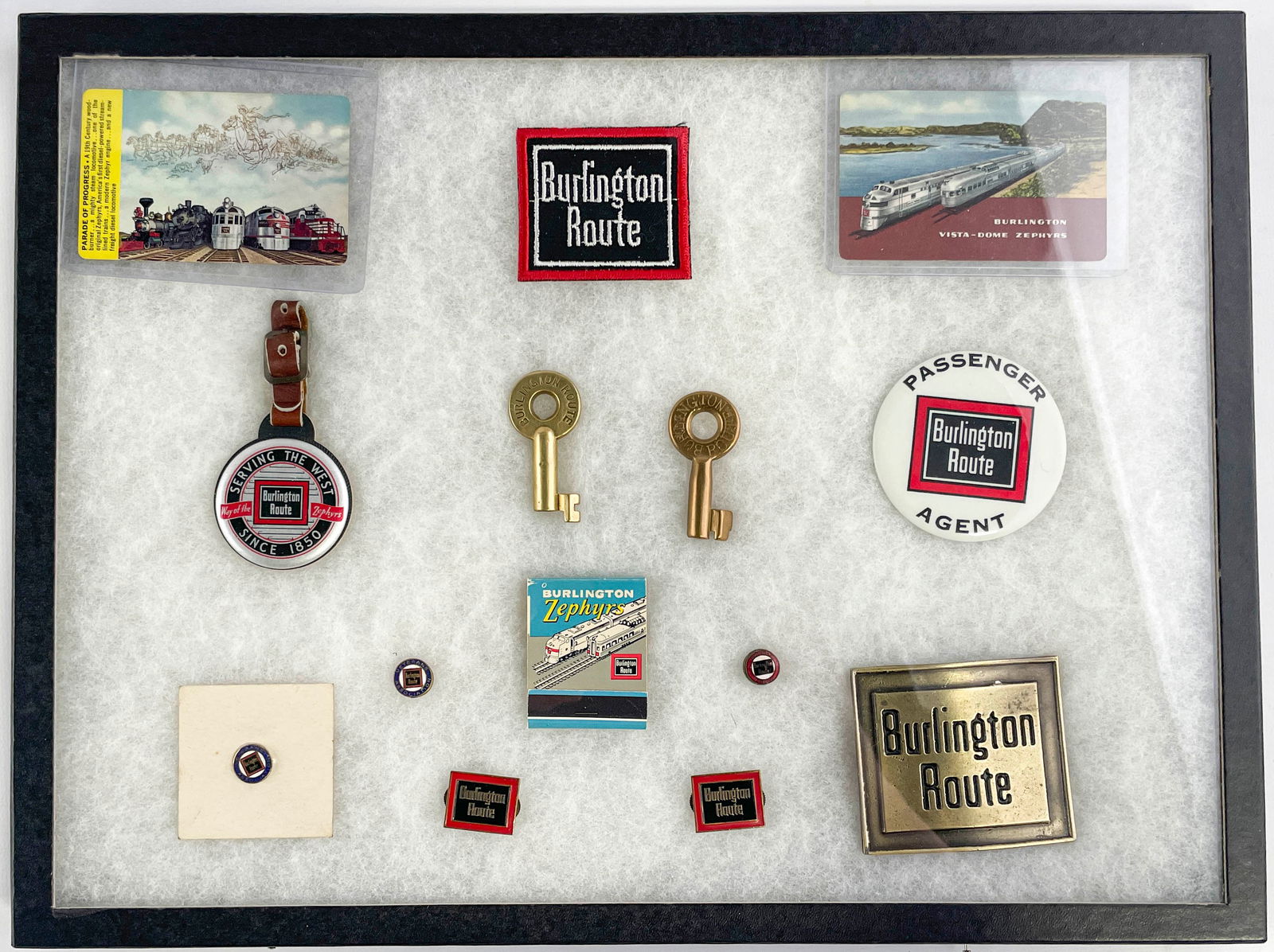 Grp 14 Burlington Route Zephyr Railroad Objects (1 of 6)