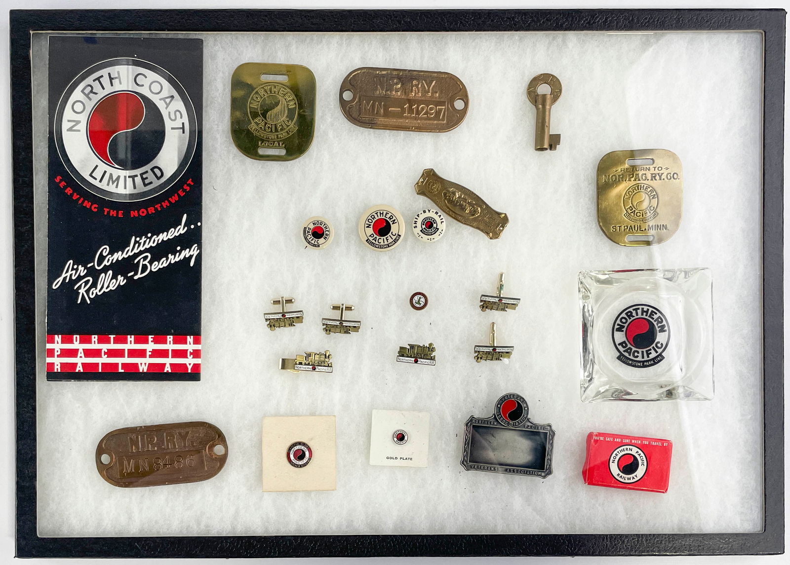 Grp 22 Vintage North Pacific Railway Objects (1 of 9)