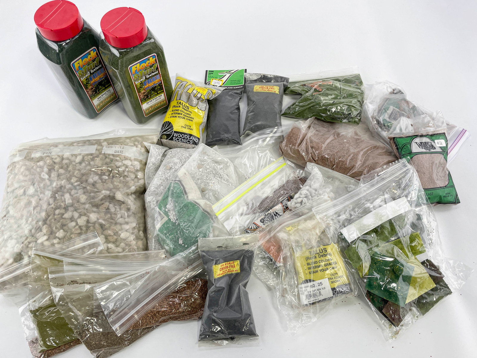 One Box of Model Railroad Landscaping - Turf, Rocks, & More (1 of 9)