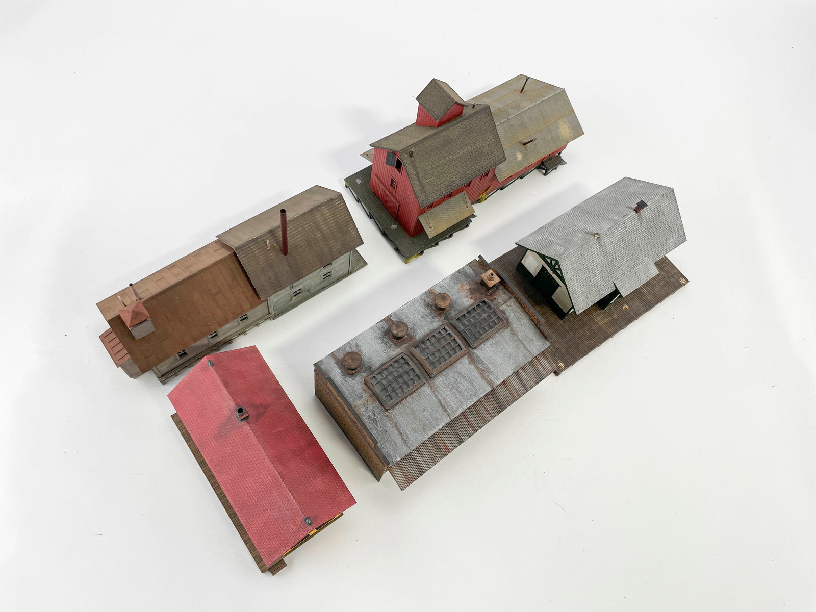 Group of 5 Model Railroad Train Stations (1 of 8)
