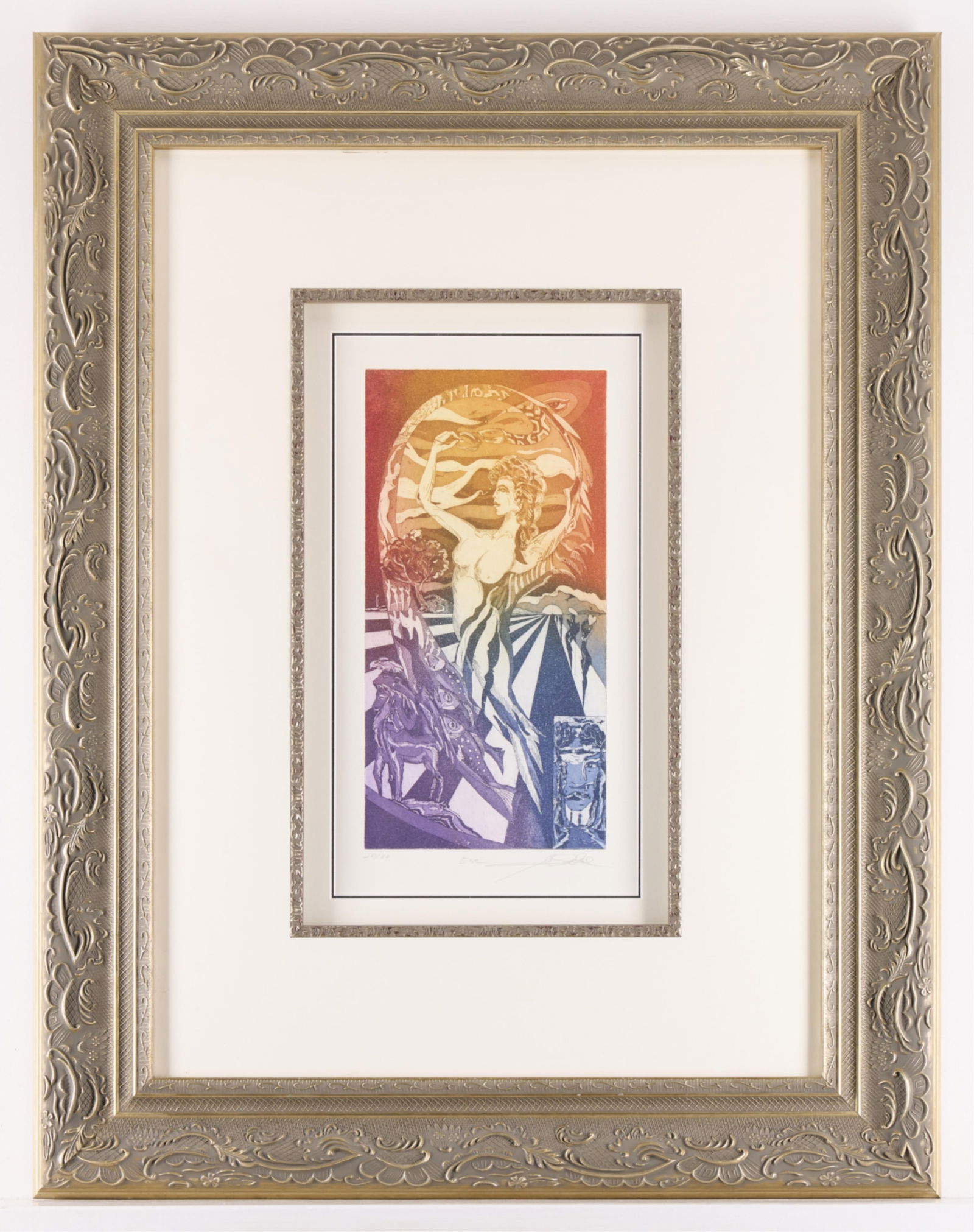 Alfred Gockel "Eve" Aquatint Etching (1 of 6)