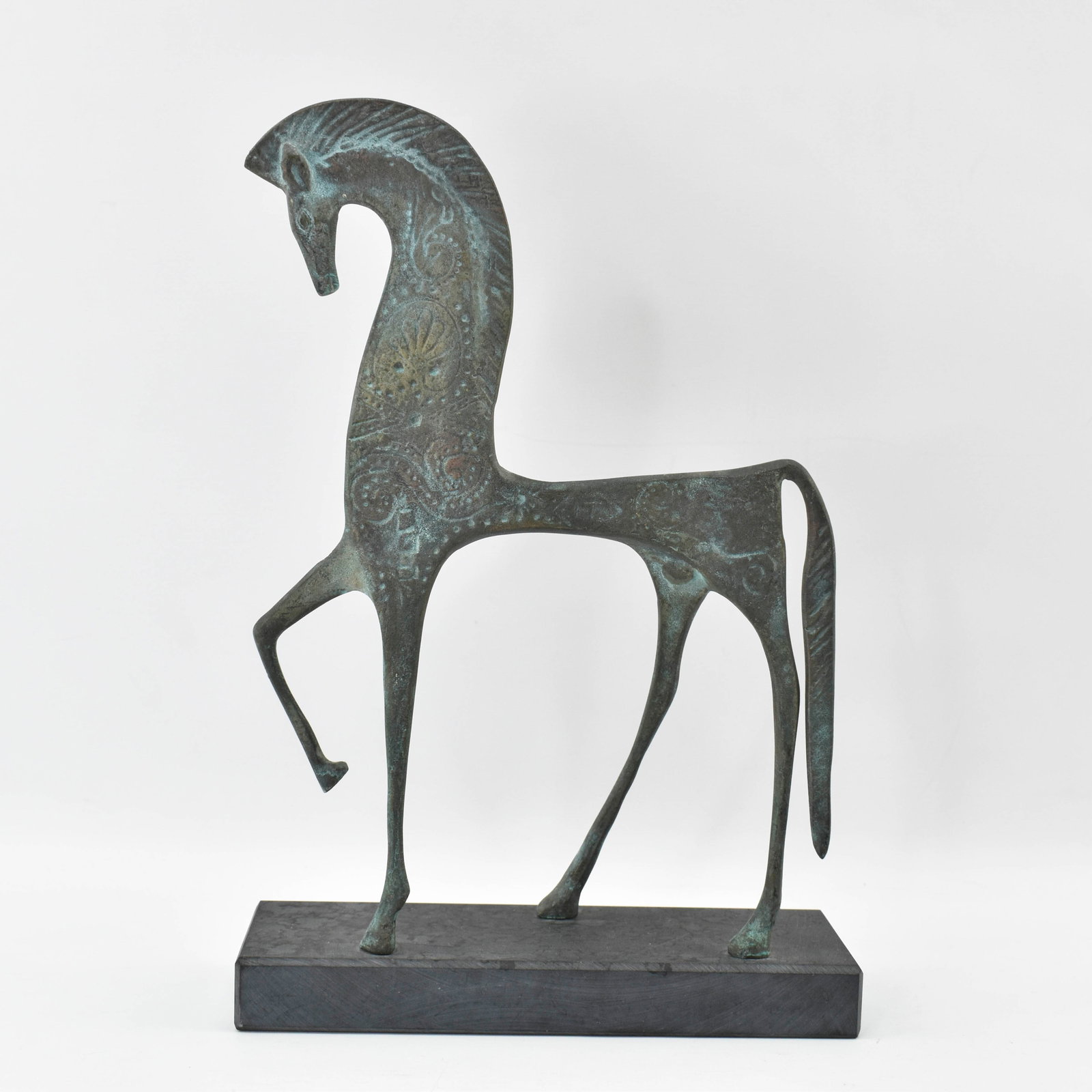 Frederick Weinberg Bronze Etruscan Horse Sculpture (1 of 7)