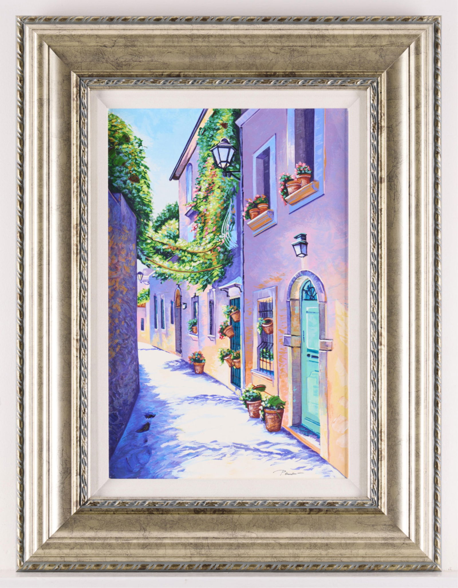 Alex Pauker "Gardern Scape" Hand-Embellished Serigraph (1 of 5)