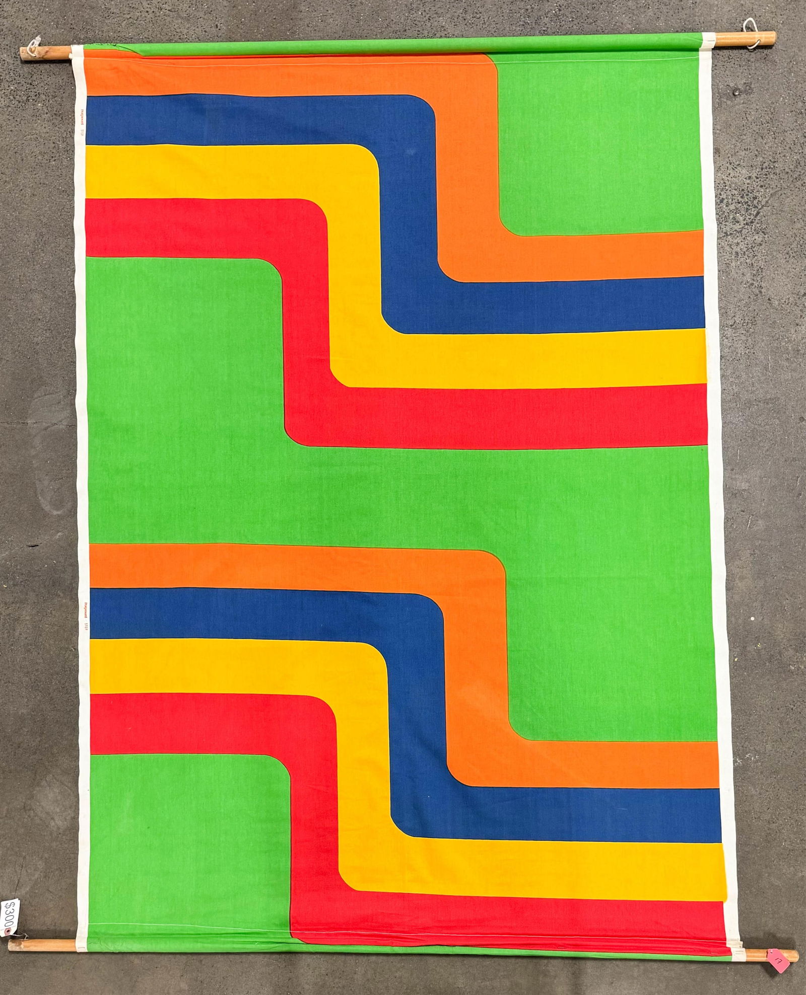 Large Abstract Print MCM Tapestry (1 of 7)