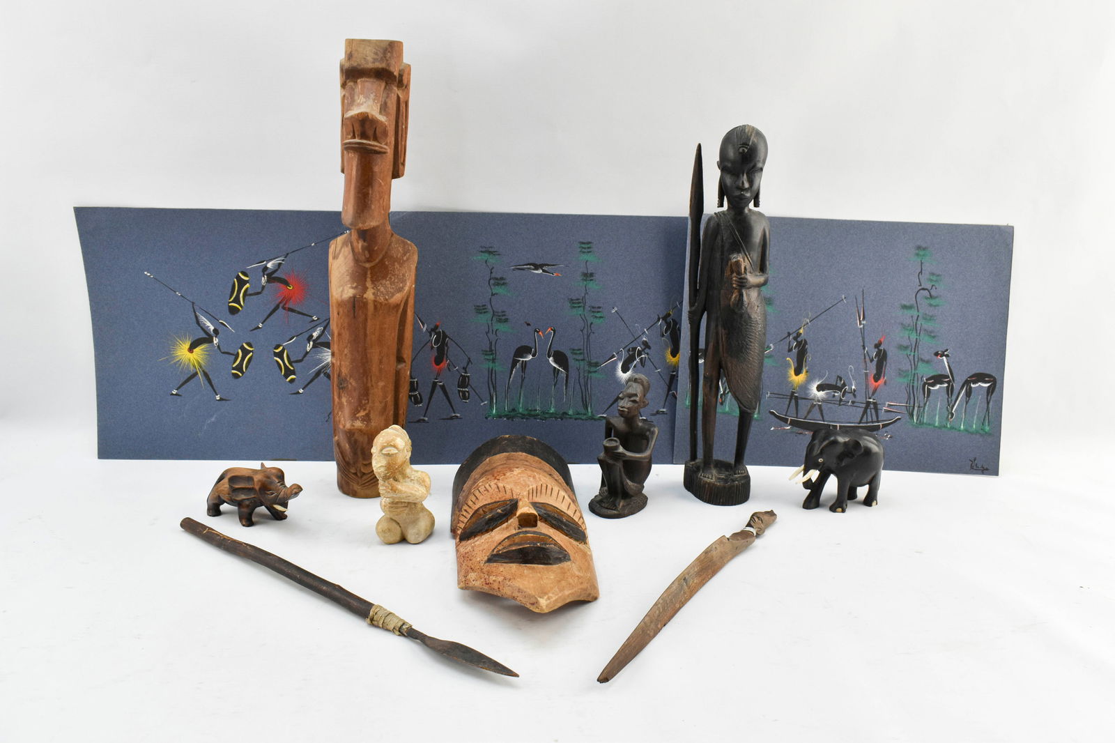 12 African Carvings & Paintings (1 of 8)