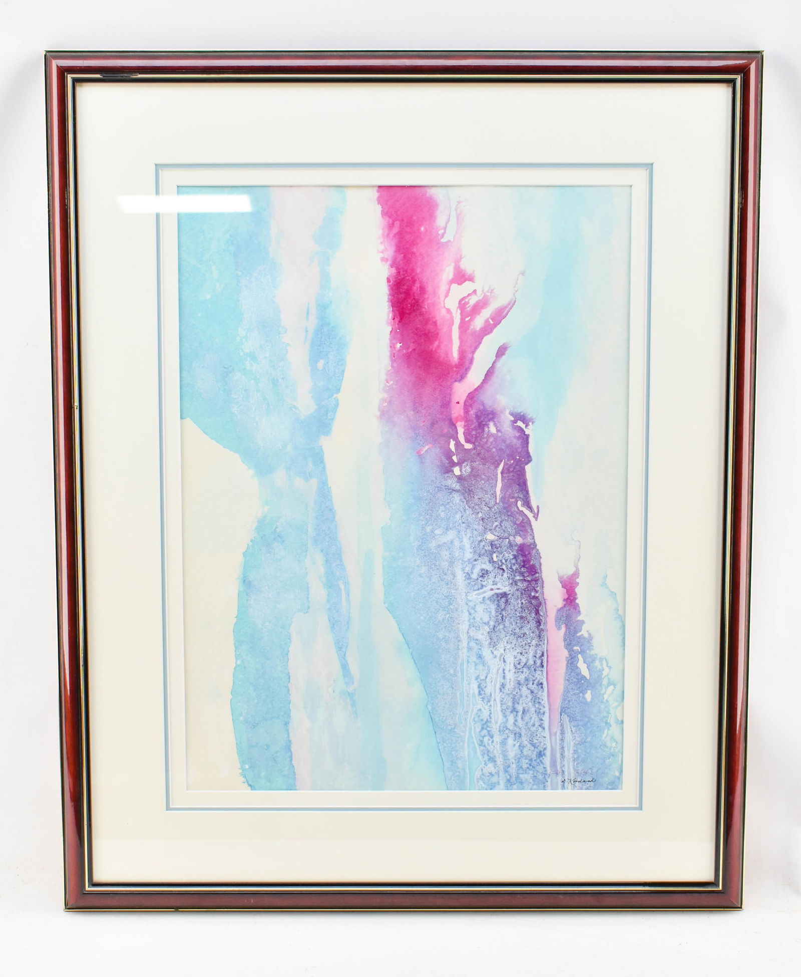 Dorothy Kordash Framed Abstract Watercolor (1 of 5)