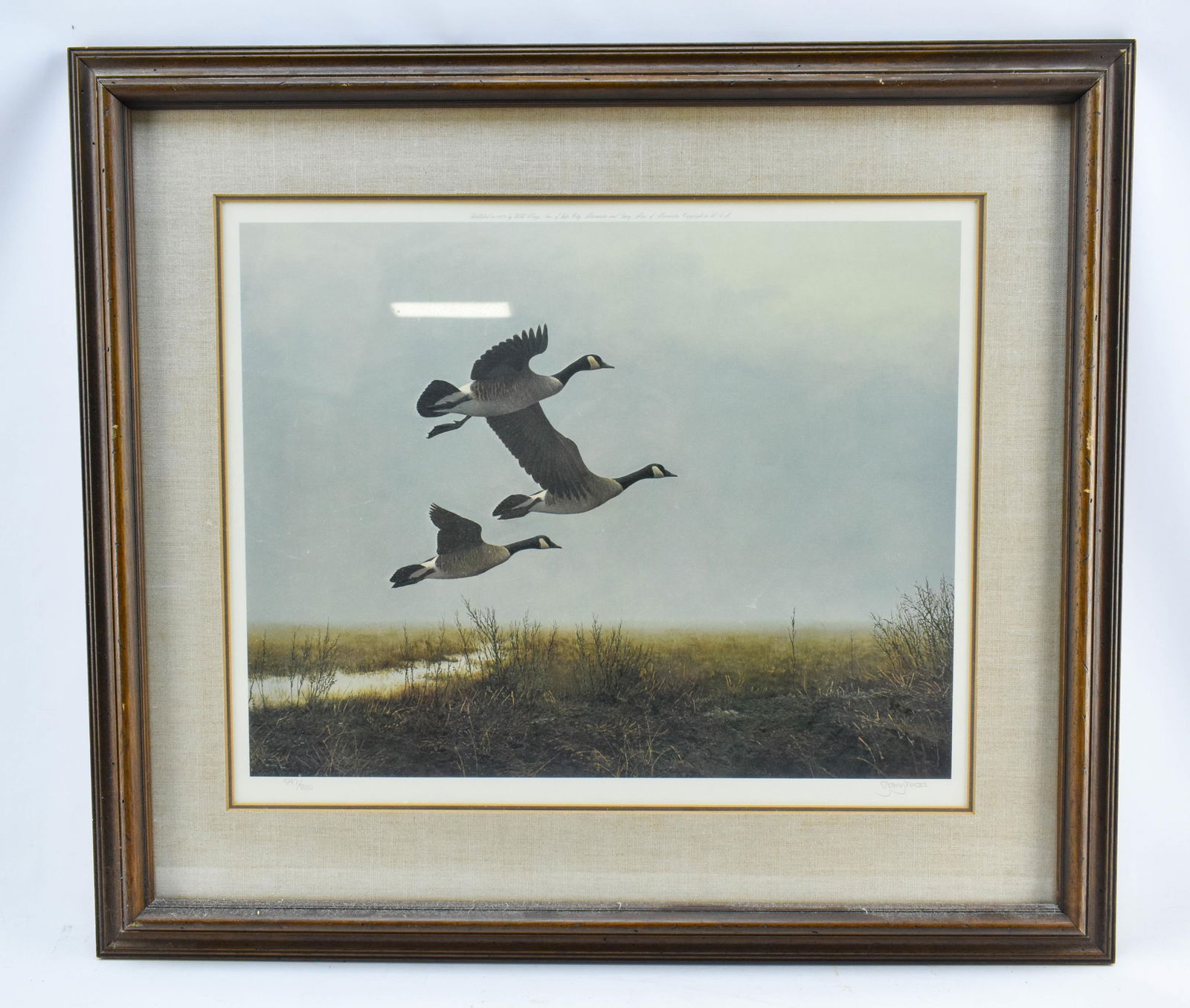 Geese in Flight Ltd. Lithograph Signed Gary Moss (1 of 10)