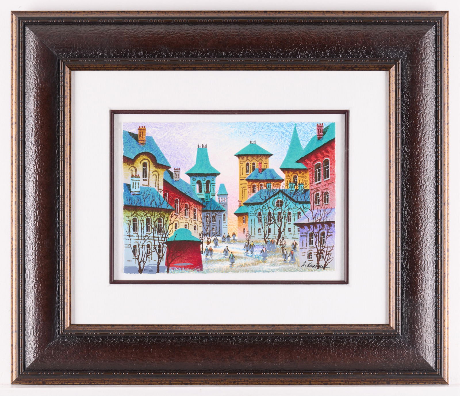 Anatole Krasnyansky "Winter Morning in Russia" S/N Serigraph (1 of 6)