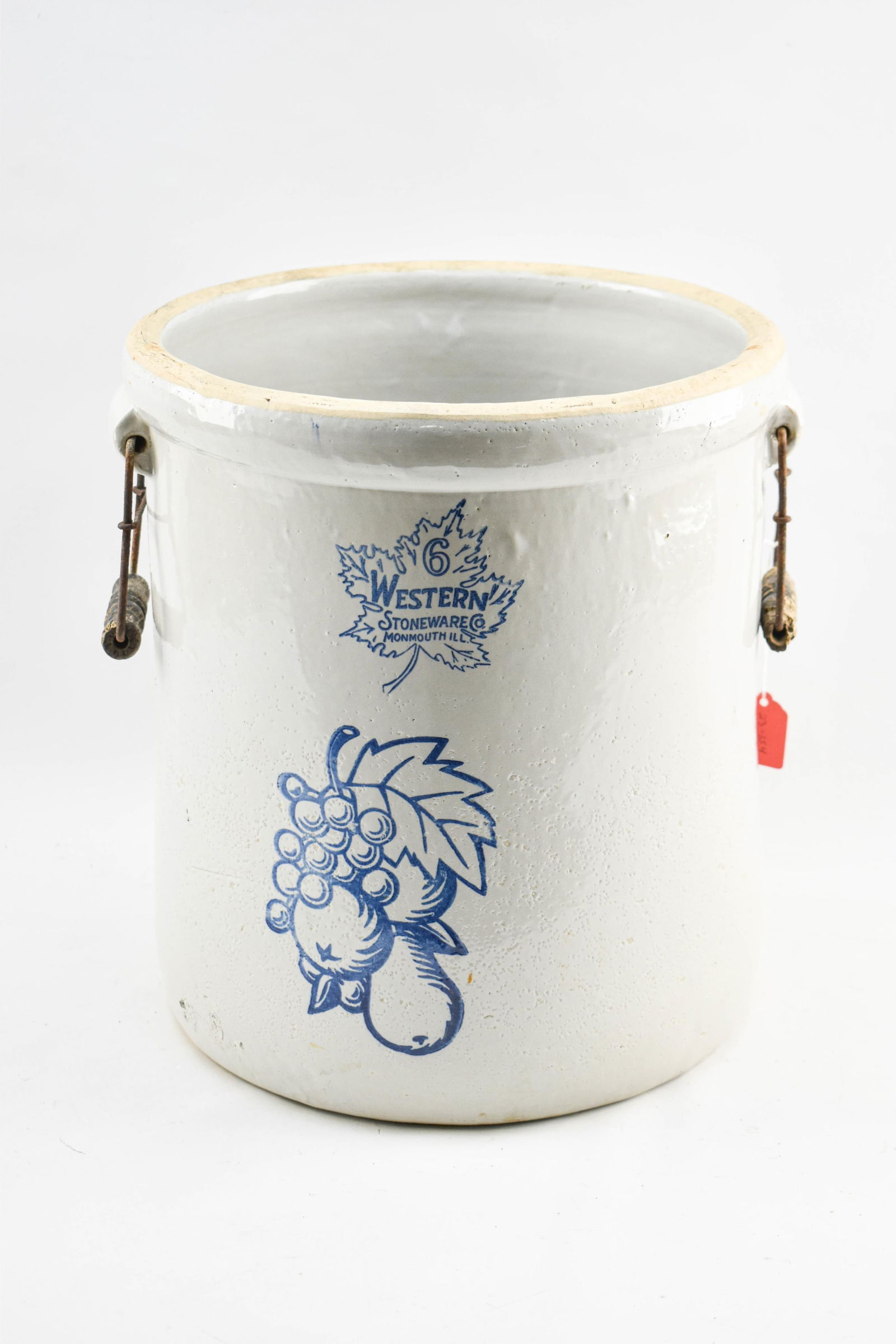 Vintage 6 Gal. Western Stoneware Crock (1 of 8)