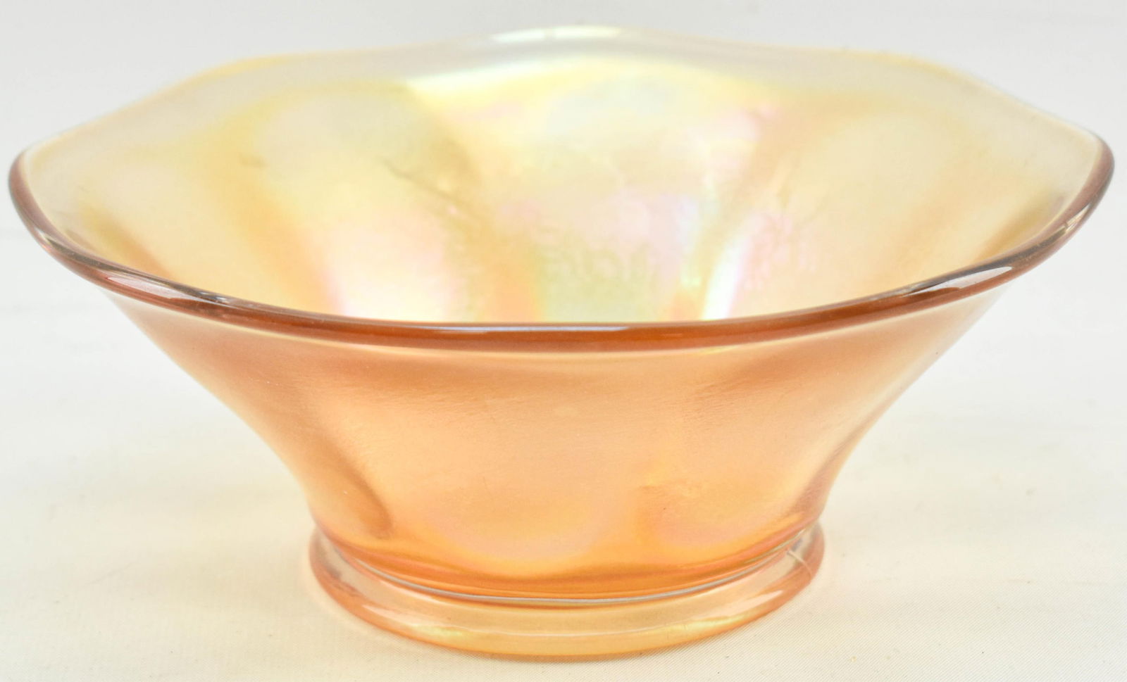 Imperial Marigold Paneled Carnival Glass Bowl (1 of 5)