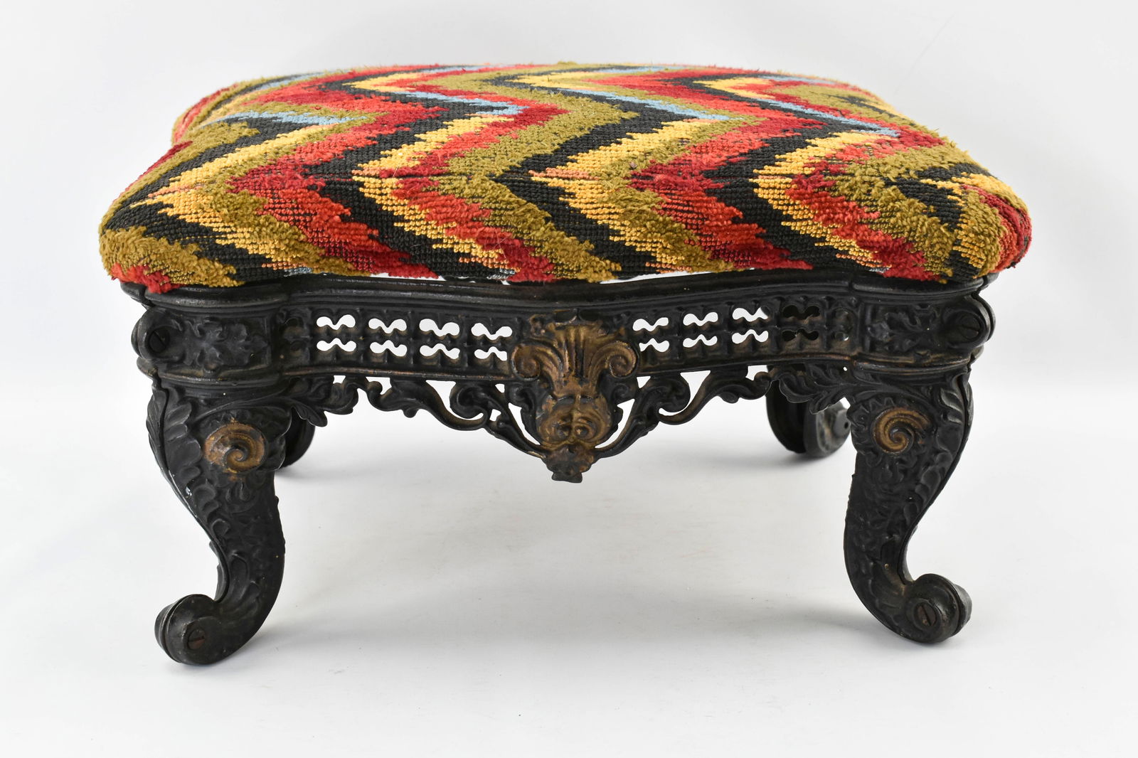 Cast Iron Victorian Foot Stool (1 of 11)