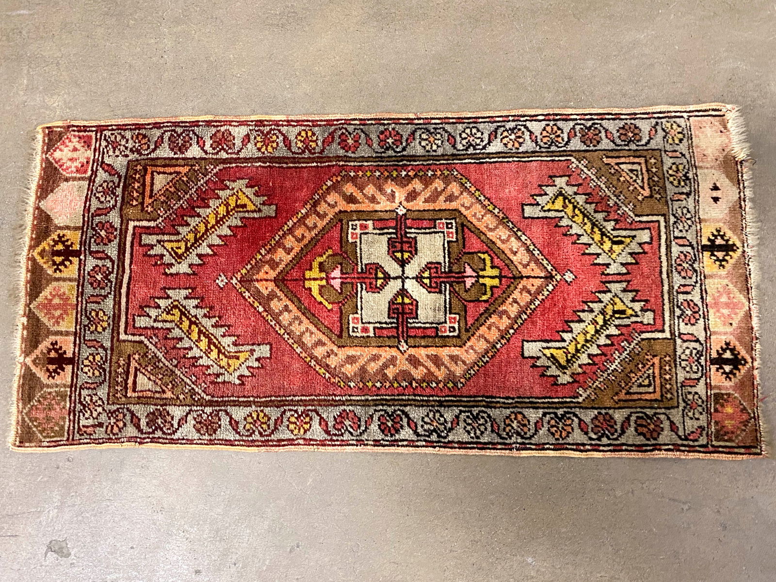 Small Geometric Persian Rug (1 of 7)