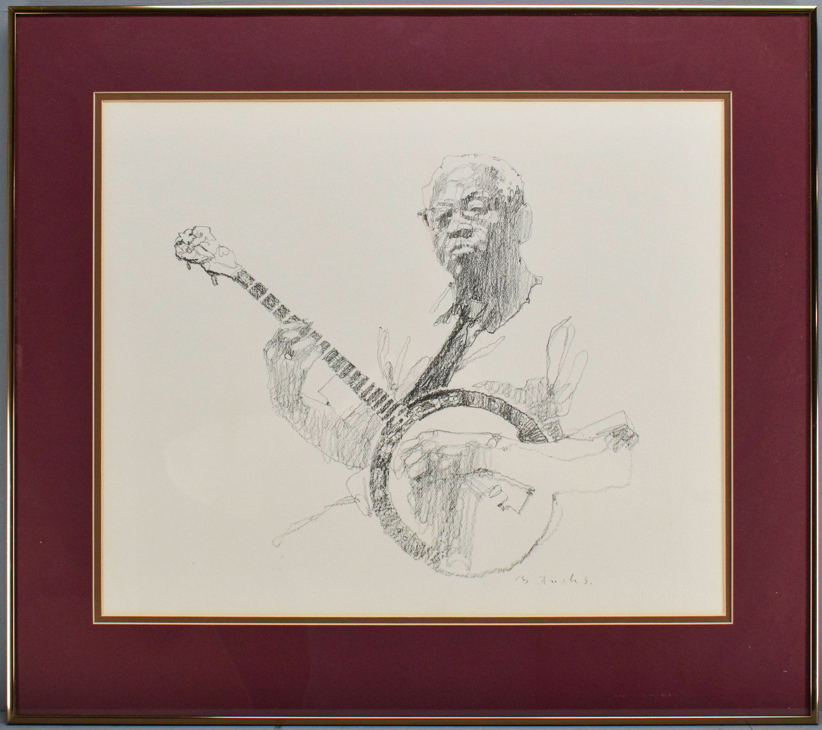 Bernard Fuchs Banjo Player Print (1 of 7)