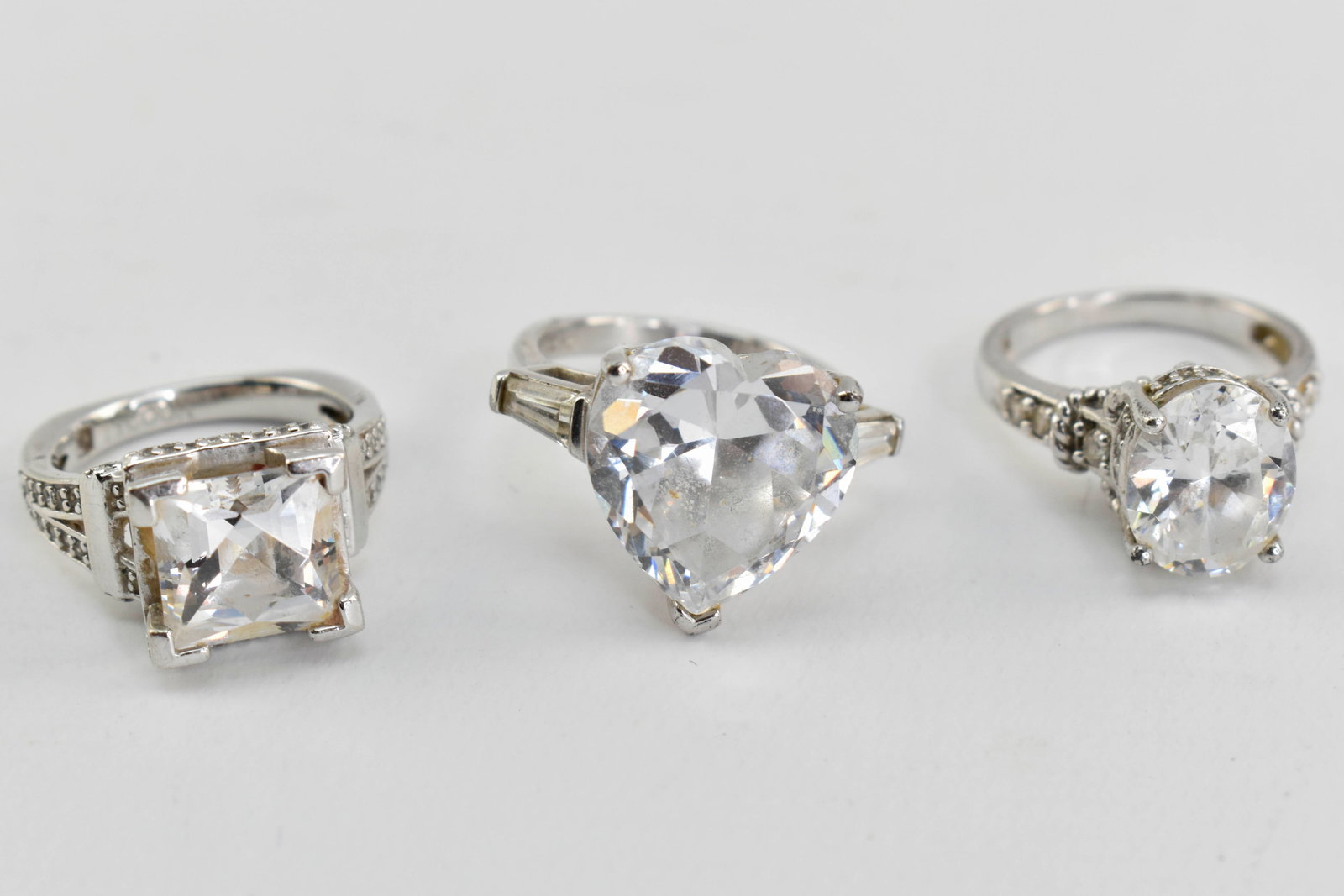 3 Silver Rings, Sz. 5.25 (1 of 4)