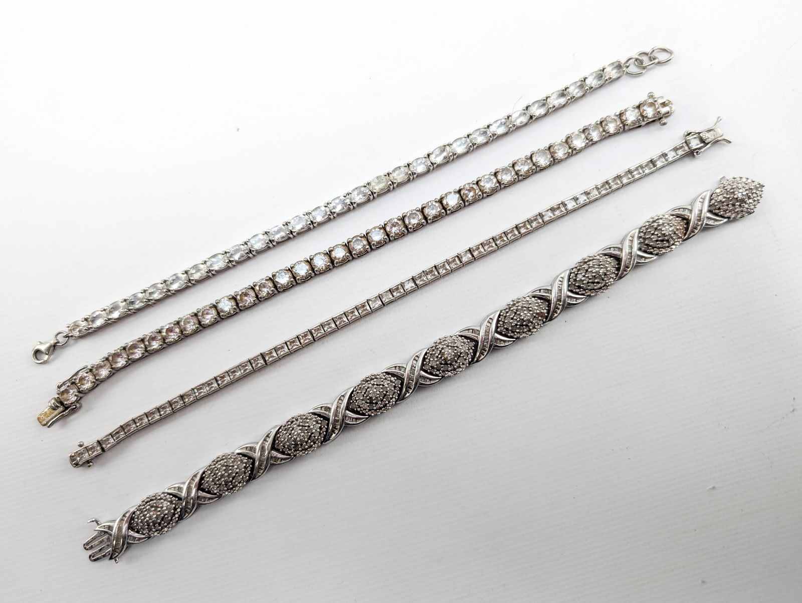 4 Sterling Silver Bracelets (1 of 10)
