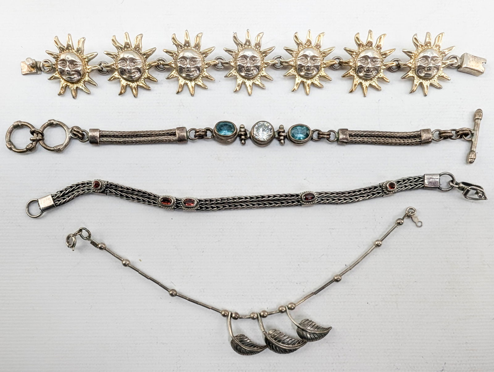 4 Sterling Silver Bracelets (1 of 7)