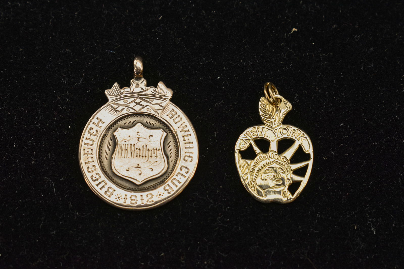 Two Gold Novelty Charms (1 of 5)