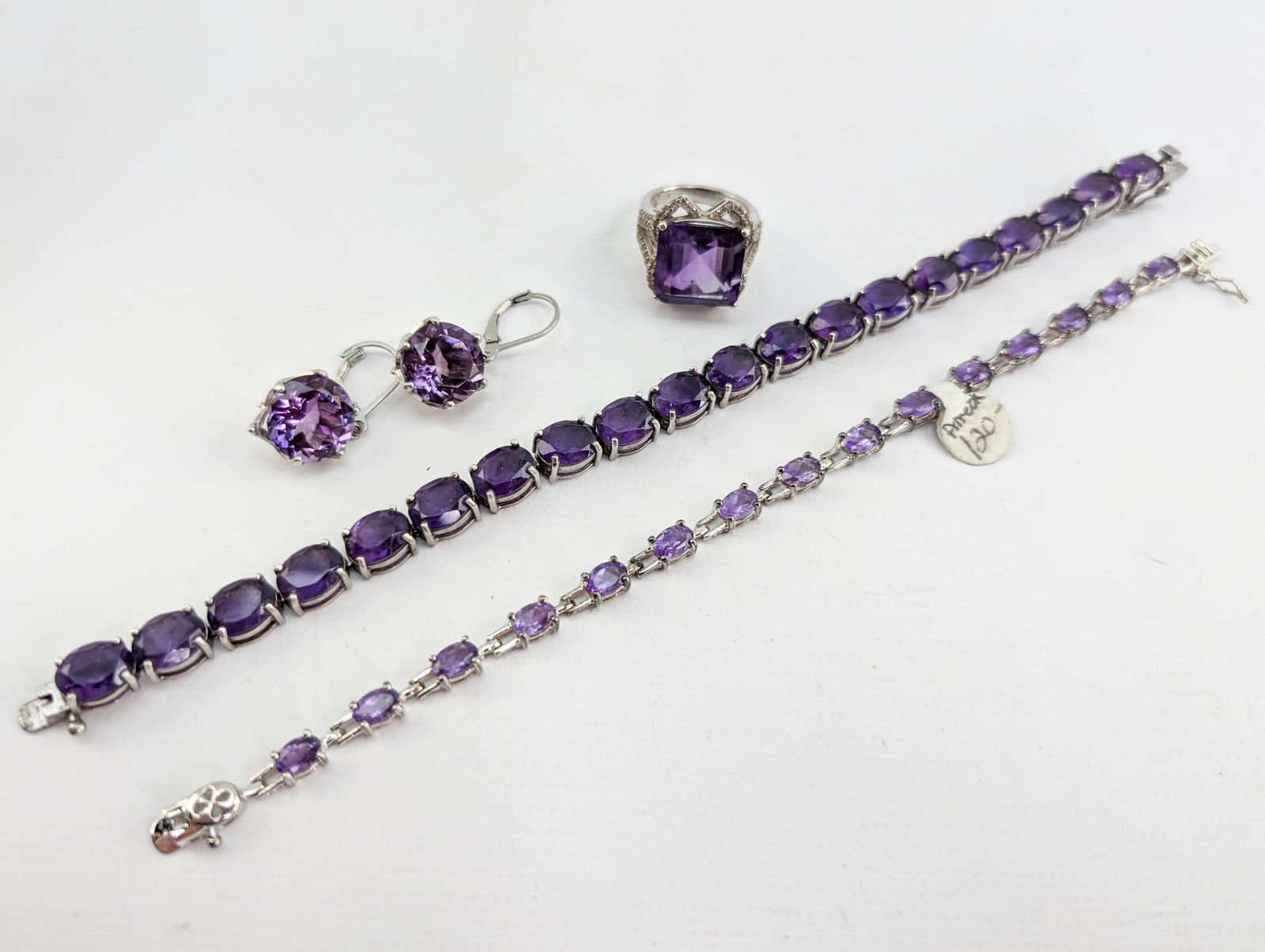 Grp Sterling Silver Jewelry, Purple (1 of 5)