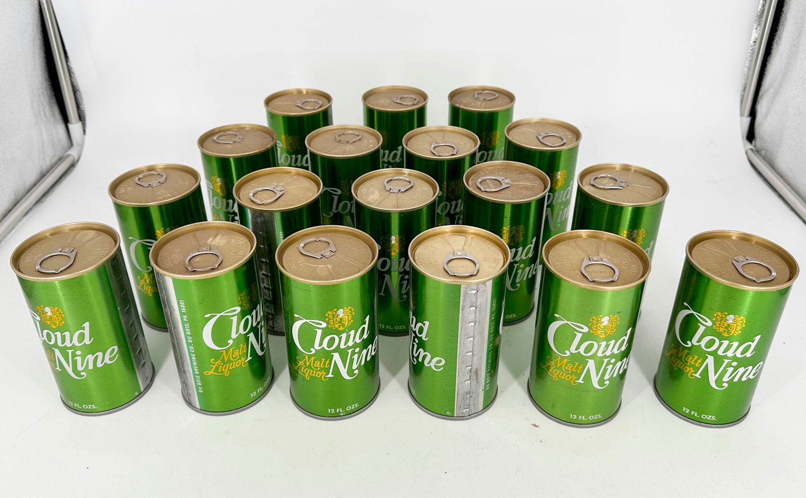Assortment 18 of Vintage Cloud Nine Malt Liquor Beer Cans (1 of 5)