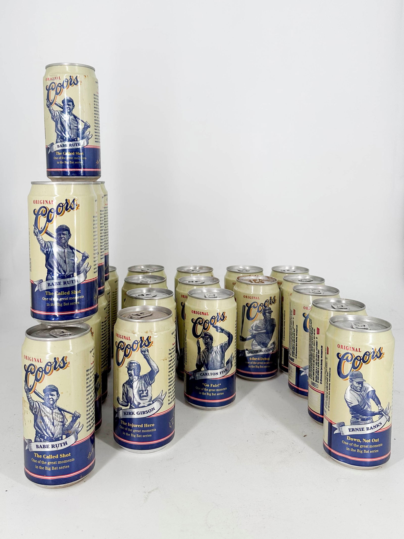 Assortment 23 of Vintage Original Coors Beer Cans, Big Bat Series (1 of 7)