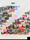 Assortment of 23 Vintage Beer Cans from Brands Including Golden Grain, Oconto Premium, Karlsbrau