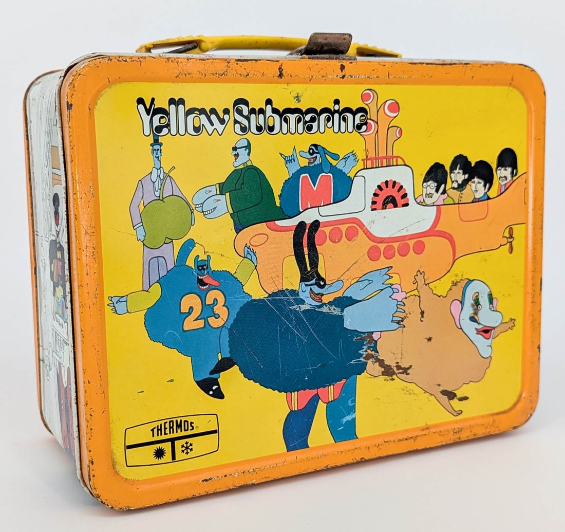 1968 Beatles Yellow Submarine Lunch Box - No Thermos (1 of 7)