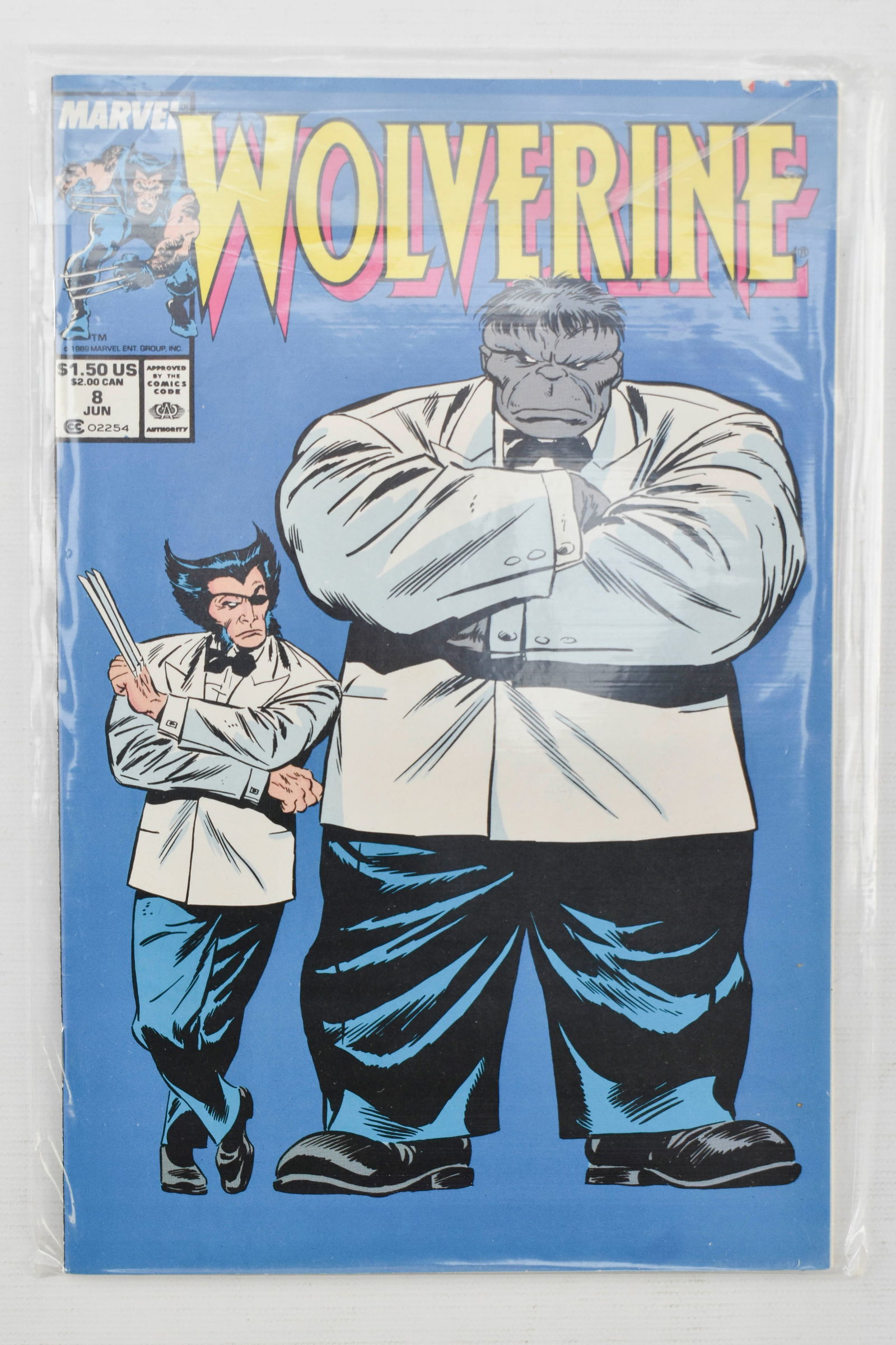 Marvel Comics "Wolverine," Vol. 2, Issue No. 8 (1 of 8)