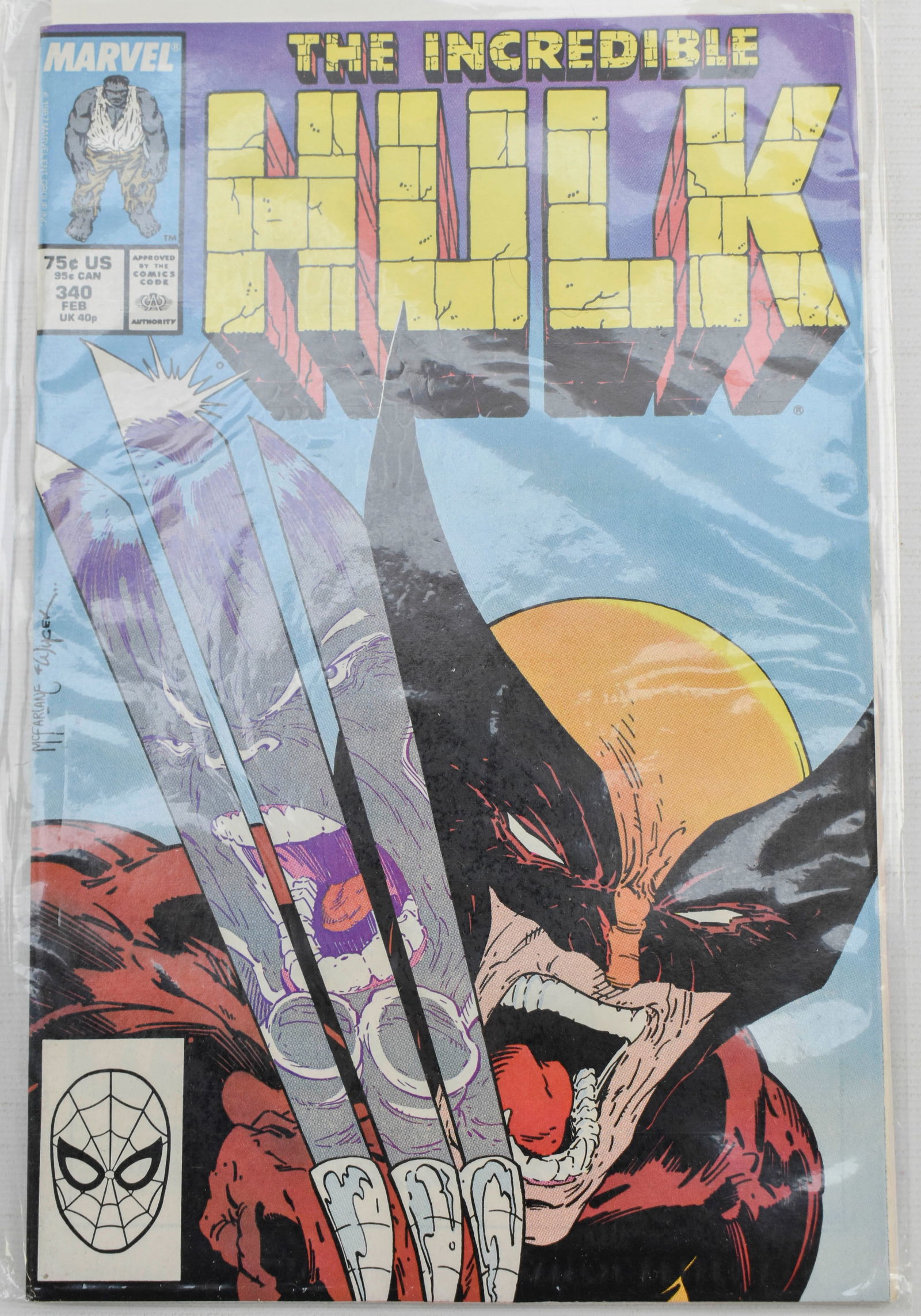 Marvel Comics "The Incredible Hulk" Vol. 1 No. 340 (1 of 12)