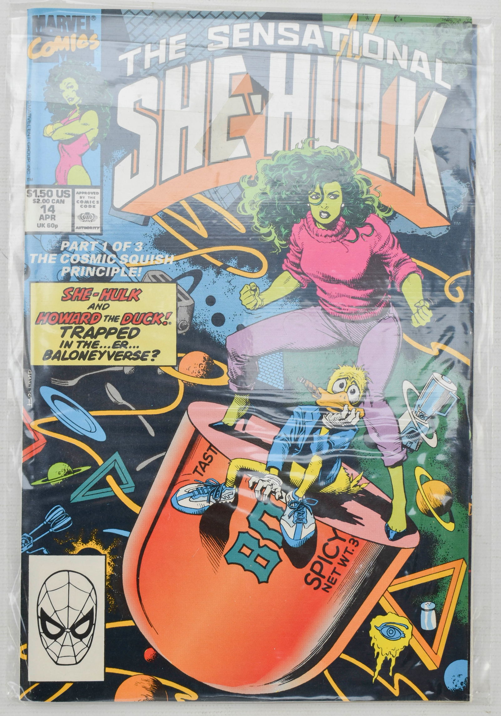 Marvel Comics "The Sensational She-Hulk" Vol. 2, No. 14 Variant Bolland Cover (1 of 10)