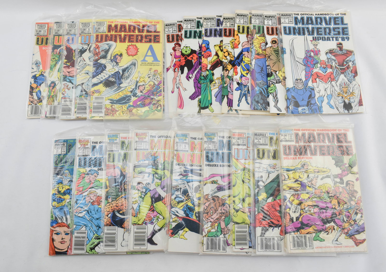 Grp "Official Handbook of the Marvel Universe" Comics (1 of 16)