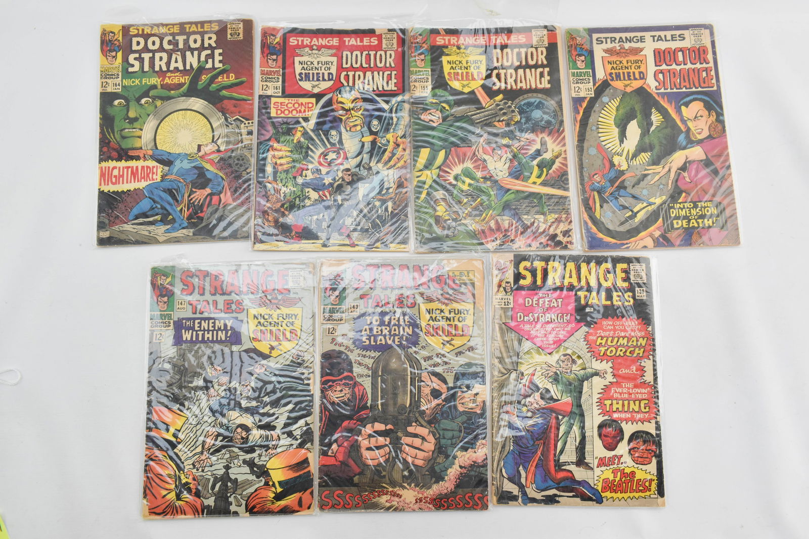 Grp 9 Marvel Comics "Strange Tales" 1965-1968 (1 of 11)