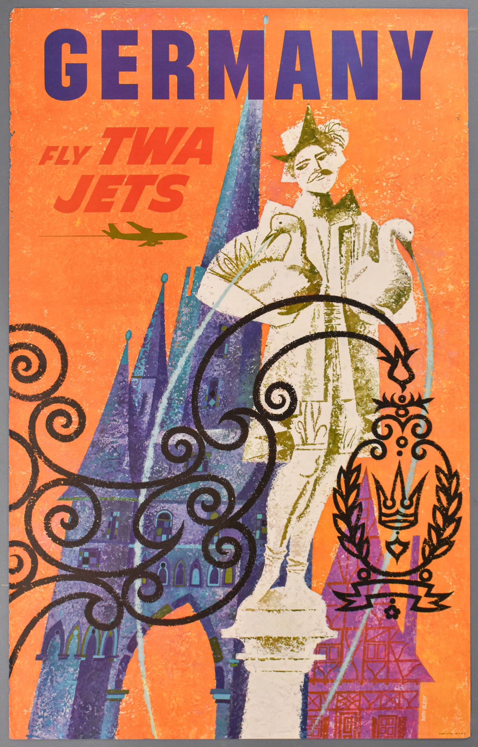 1960's Germany TWA Travel Poster (1 of 8)