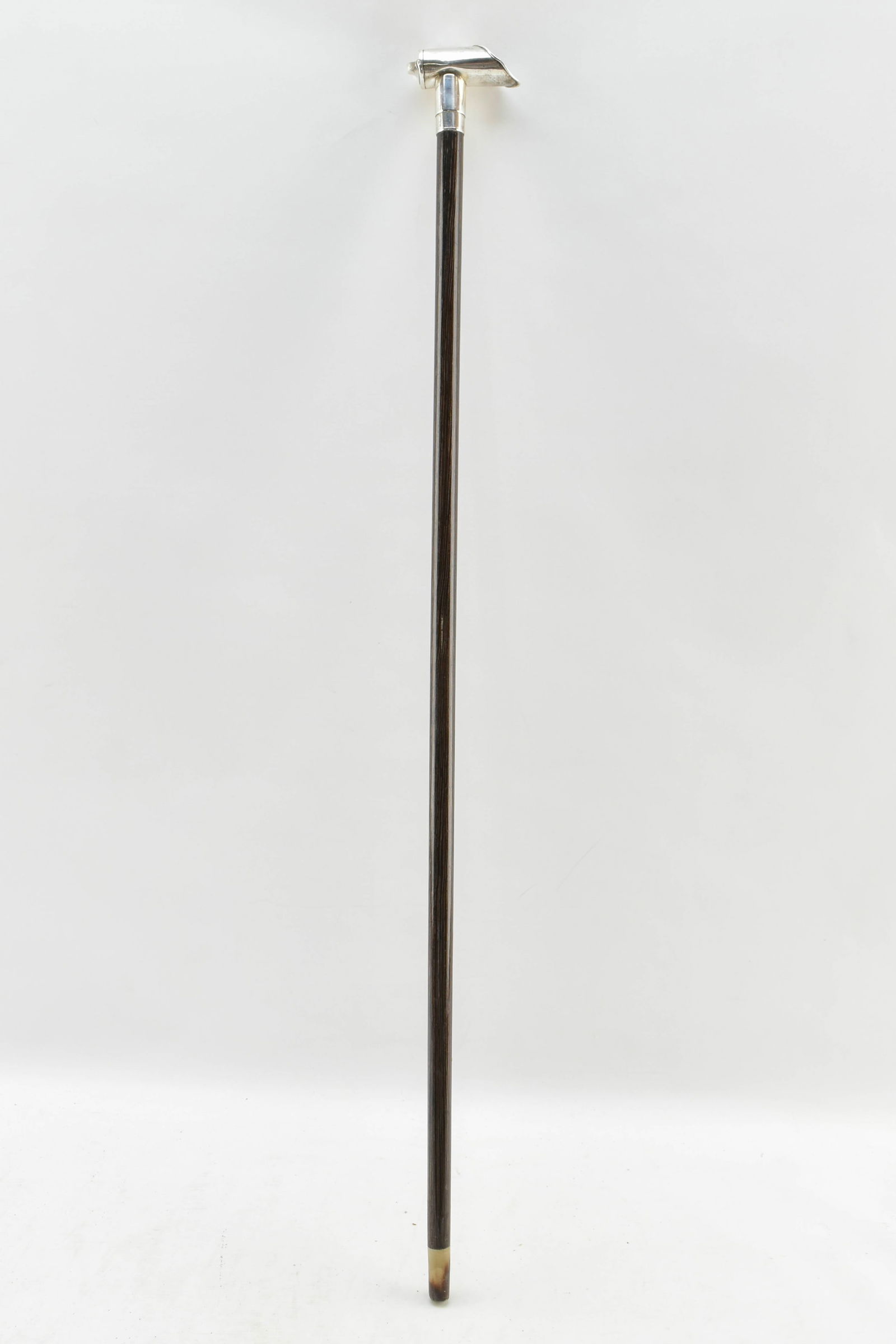 Monogrammed Silver Cane, English (1 of 10)