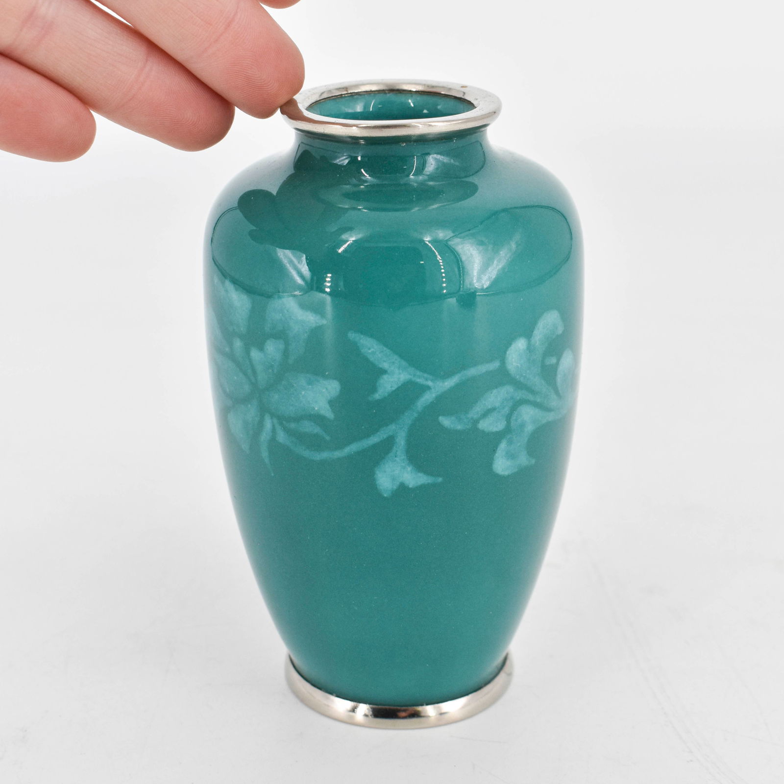 Small Japanese Cloisonne Vase by Sato (1 of 6)