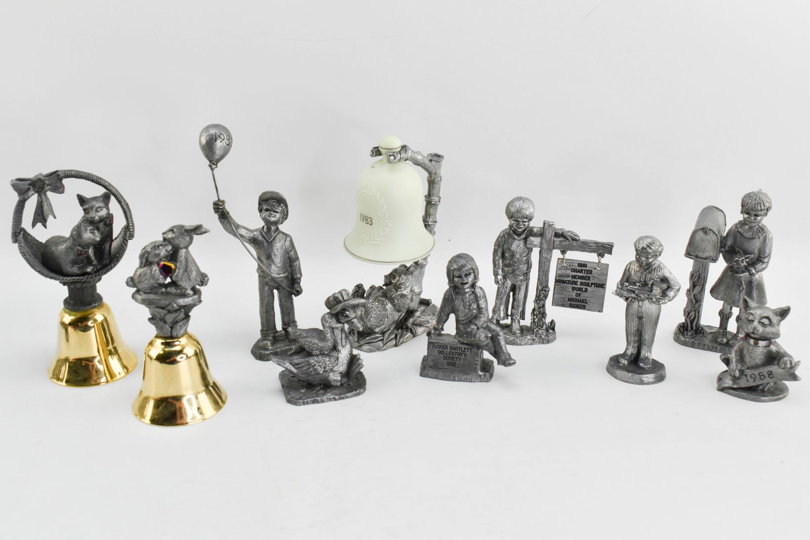 Michael Ricker Pewter Figurines - Assorted Group Lot (1 of 7)