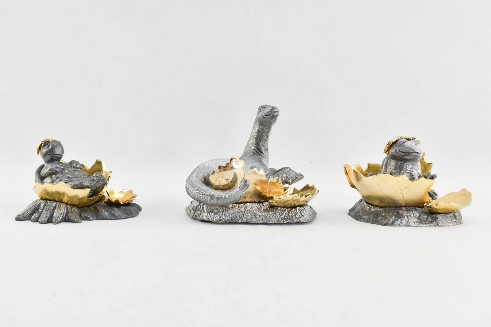 Michael Ricker Pewter Figurines - Dinosaur, Frog, Turtle (1 of 10)