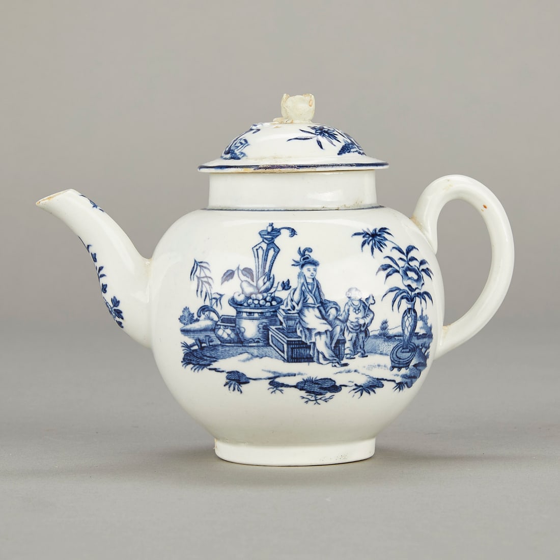 Dr. Wall Worcester Ceramic Blue & White Teapot (1 of 11)