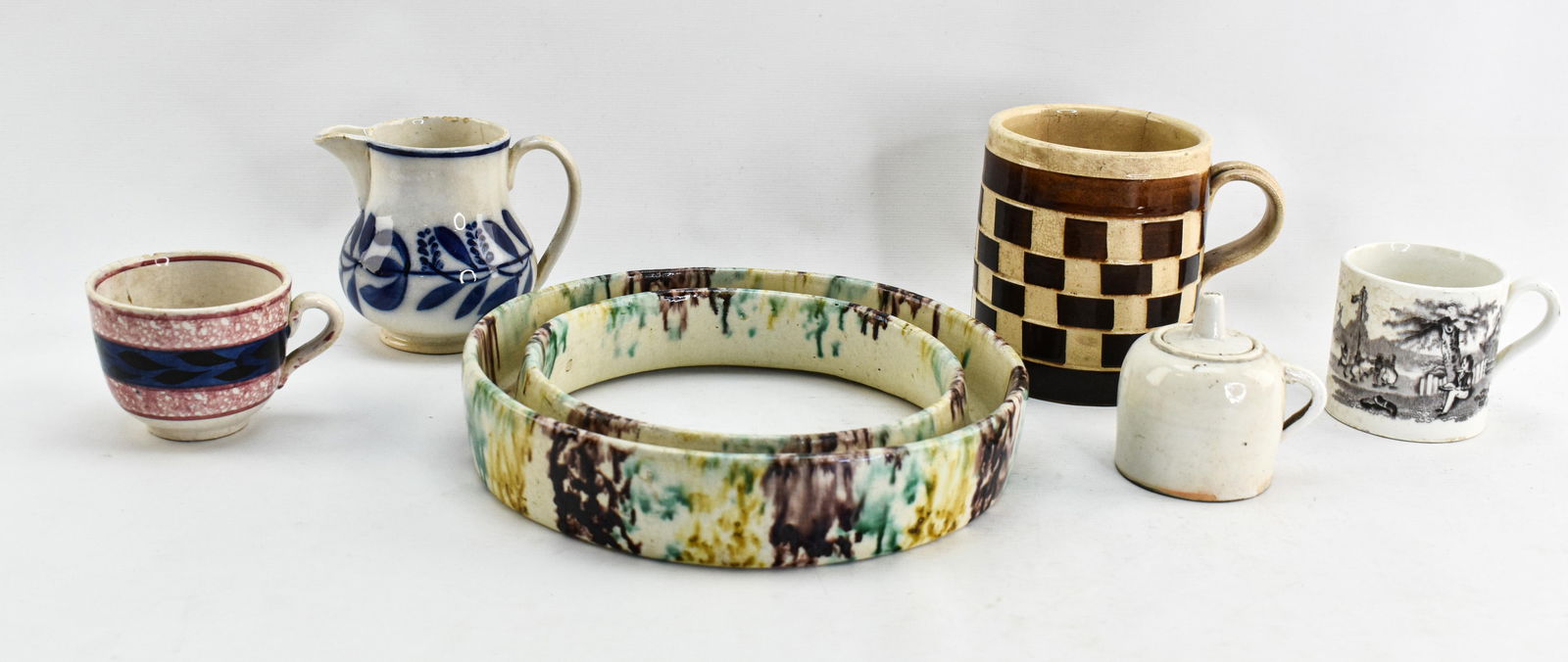 Group of 19th C. Pottery Items (1 of 20)