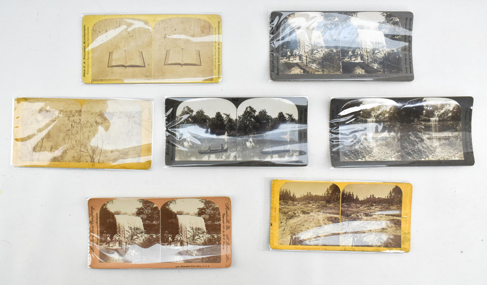 7 Antique or Vintage Stereoview Cards of Minnesota Images (1 of 8)