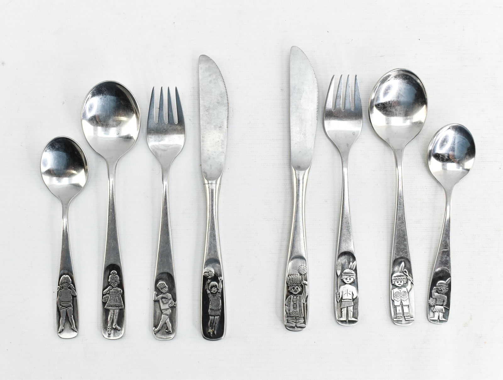 2 Sets of 4 Inox Dalia Children's Stainless Flatware (1 of 9)