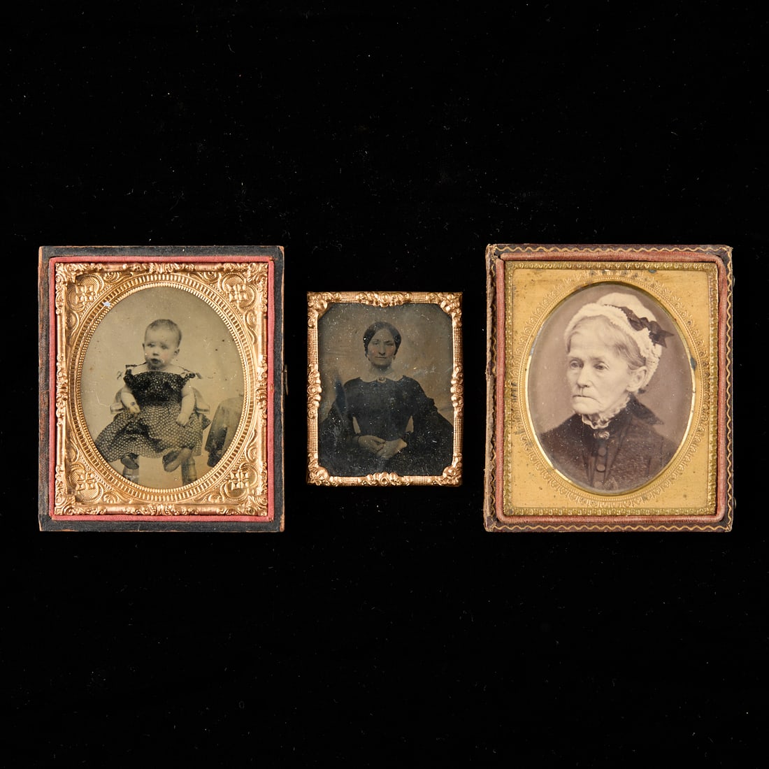 Group of 3 Antique Portraits (1 of 2)