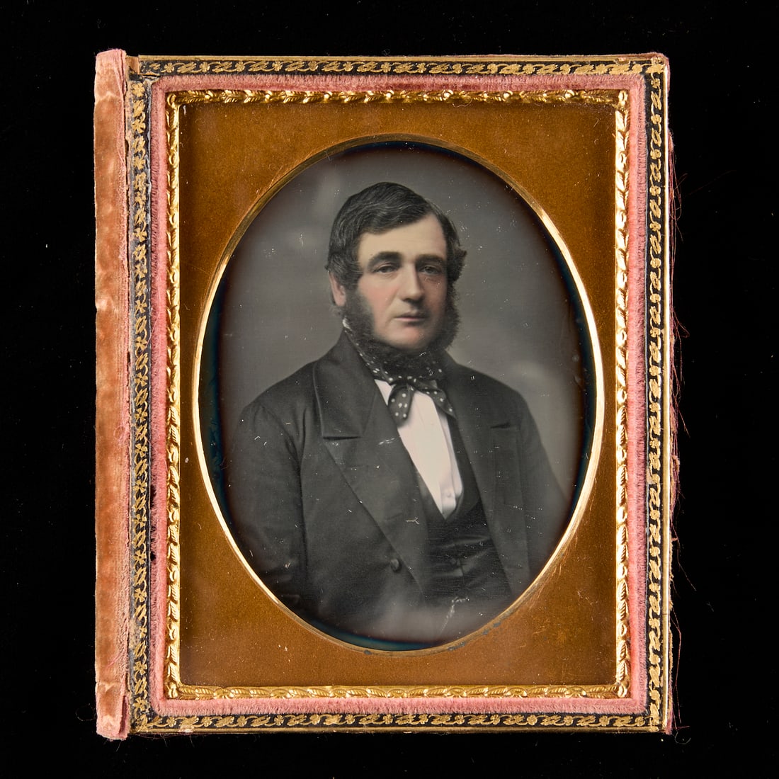 Antique Daguerrotype of Gentleman, 4.75 in. (1 of 2)