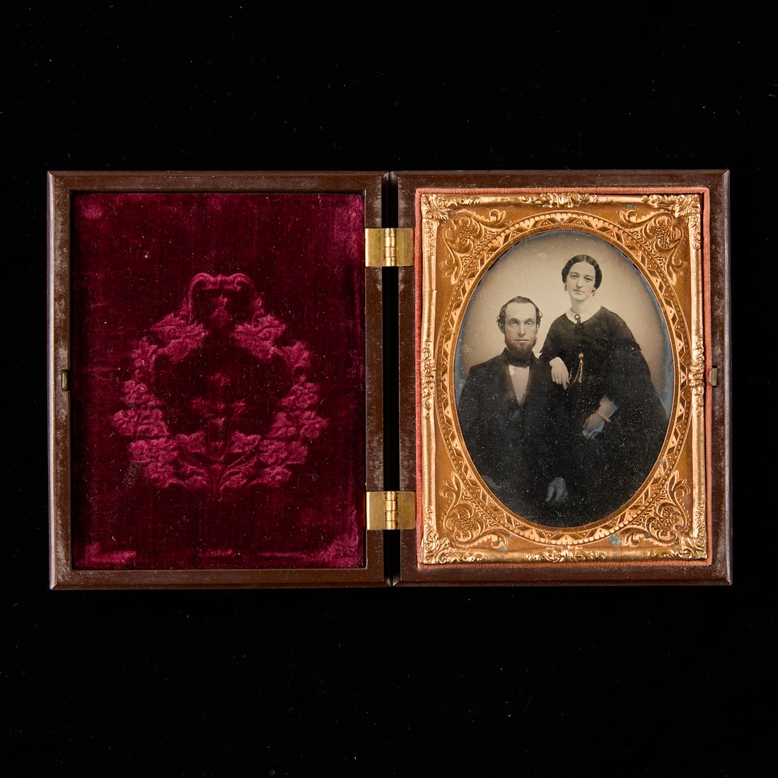 Antique Tintype of Couple (1 of 2)