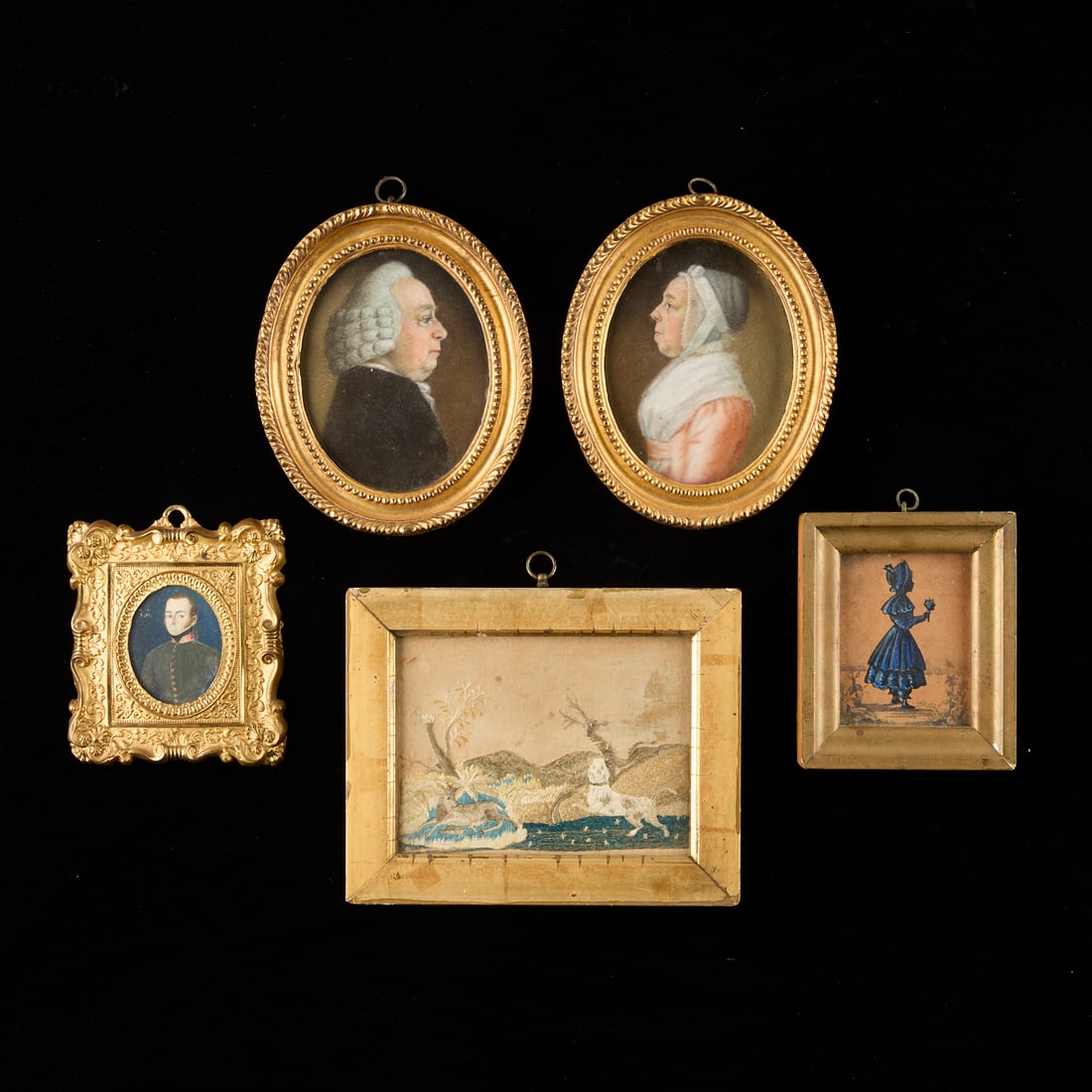 5 Small Antique Artworks (1 of 11)
