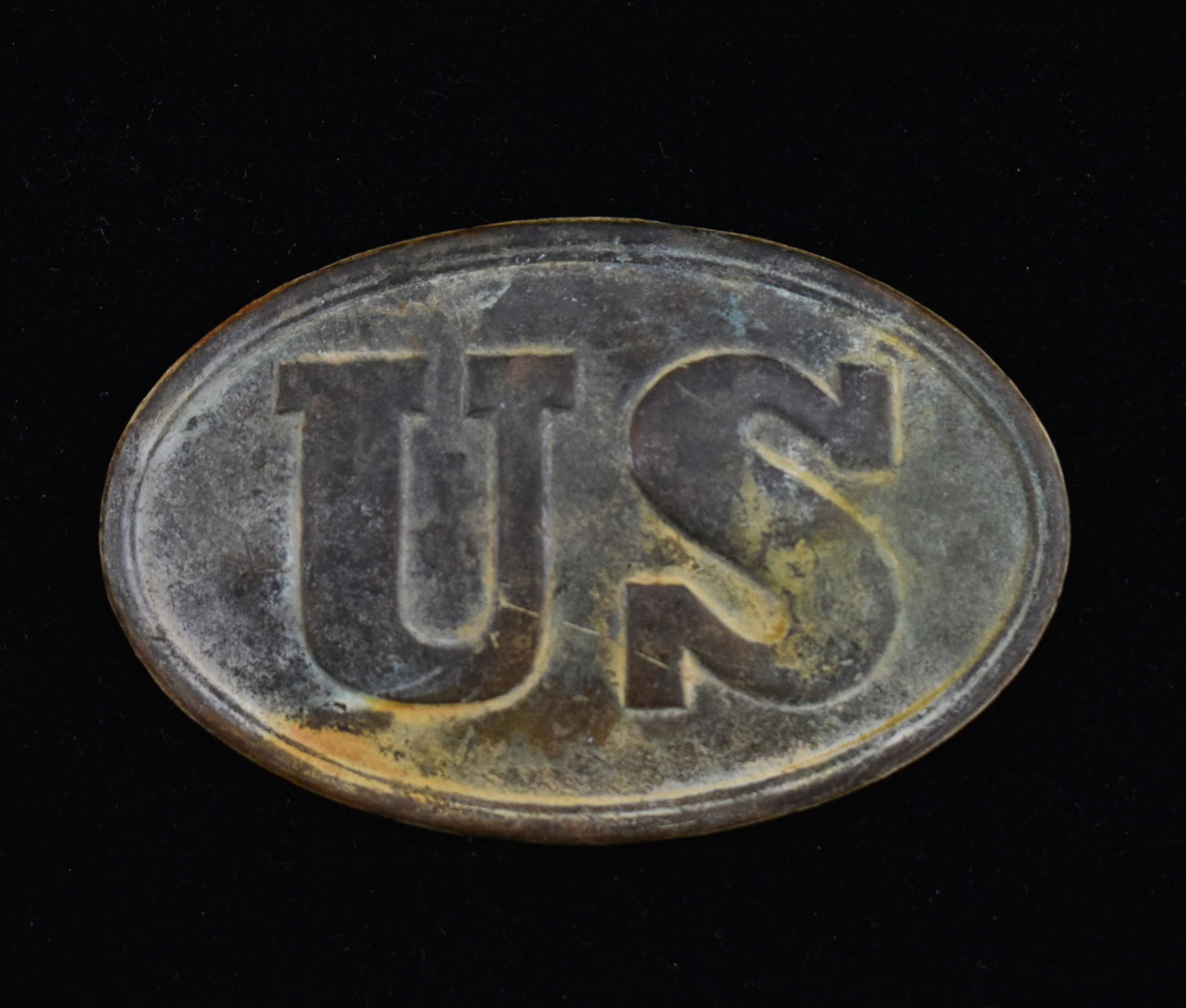 Civil War Gettysburg Recovered US Cartridge Box Plate (1 of 12)