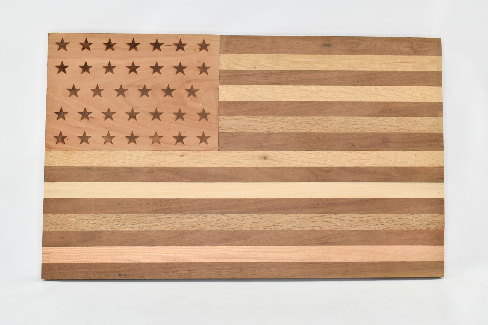 Wooden 34 Star American Flag Artwork Made from Gettysburg Witness Trees (1 of 14)